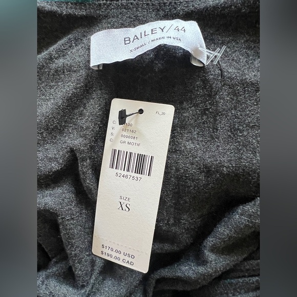 Bailey 44 Anthropologie Striped Bodycon Tank Dress Multicolor Grey Blue XS NWT - Picture 7 of 9